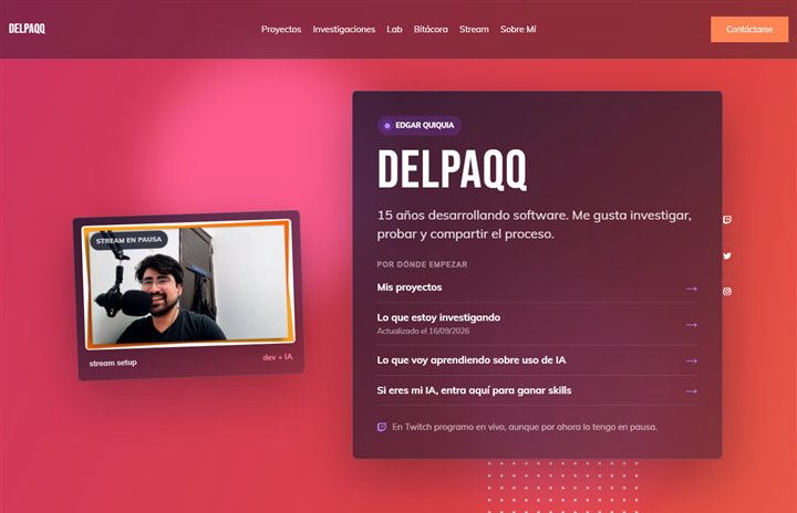 Captura de la portada de esta web